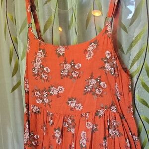 Floral Orange Sundress